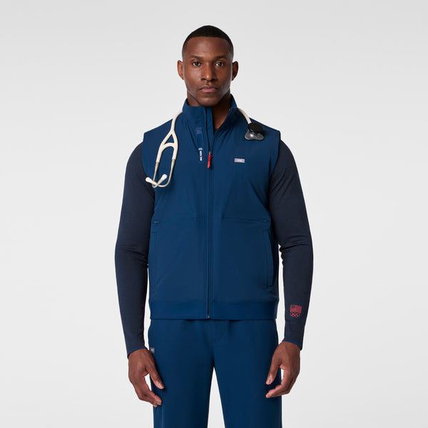 men's Team USA Blue FIGS x Team USA Off-Shift - Float Bomber Vest™