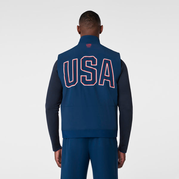 men's Team USA Blue FIGS x Team USA Off-Shift - Float Bomber Vest™