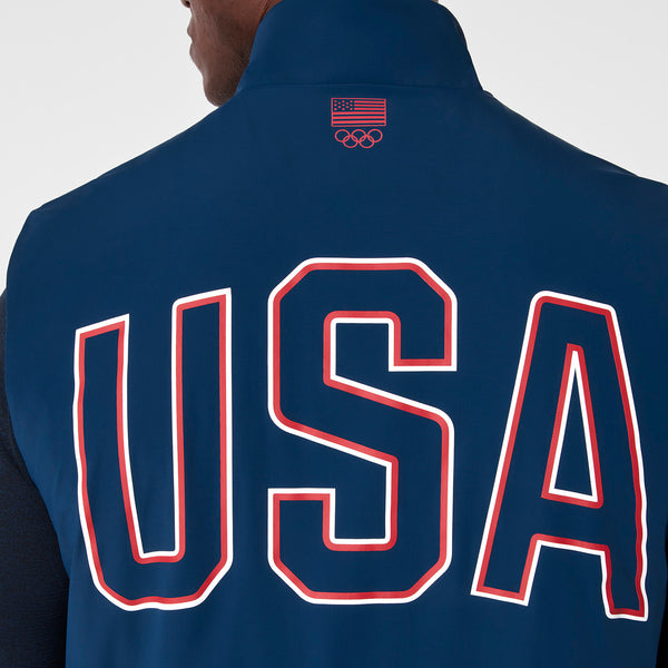 men's Team USA Blue FIGS x Team USA Off-Shift - Float Bomber Vest™