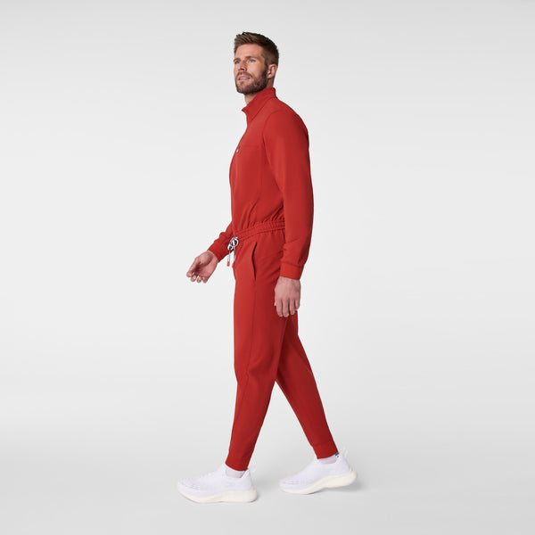 men's Team USA Red FIGS x Team USA FIBREx Mock Neck Longsleeve - Scrubjumpsuit™