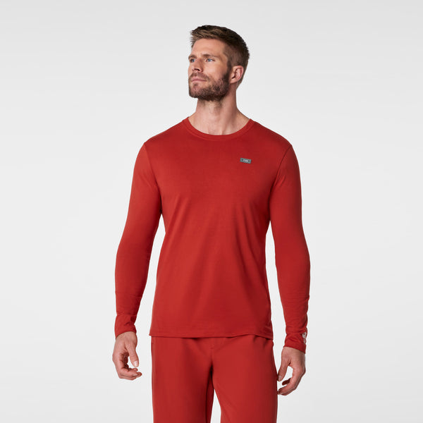 men's Team USA Red FIGS x Team USA Graphic Supersoft - Longsleeve Underscrub