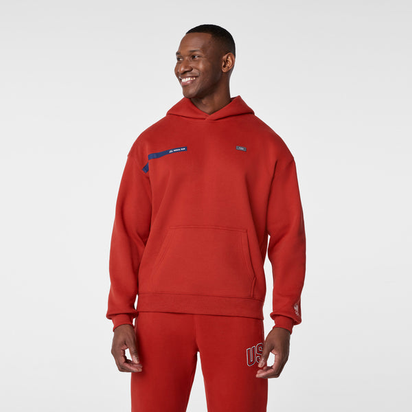 men's Team USA Red FIGS x Team USA Off-Shift - Hoodie Sweatshirt™