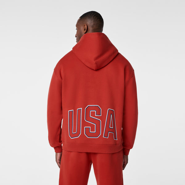 men's Team USA Red FIGS x Team USA Off-Shift - Hoodie Sweatshirt™