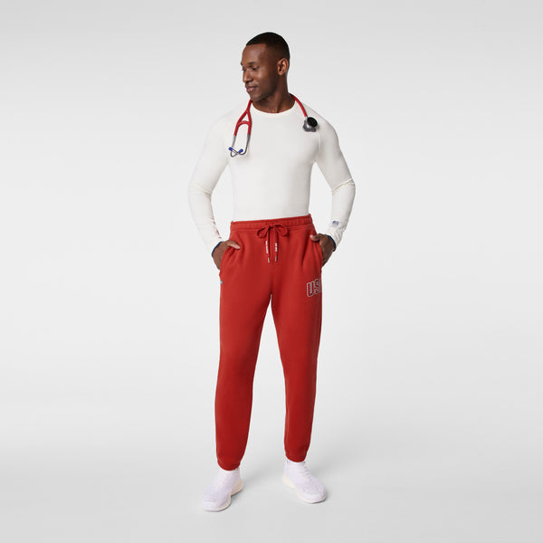 men's Team USA Red FIGS x Team USA Off-Shift - Relaxed Jogger Sweatpants™