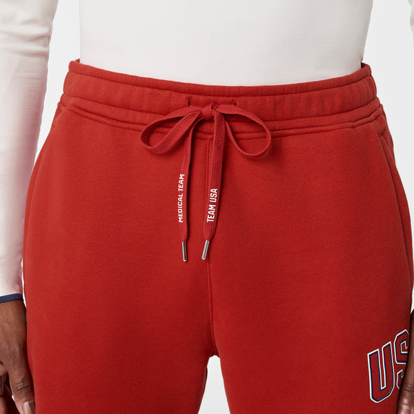 men's Team USA Red FIGS x Team USA Off-Shift - Relaxed Jogger Sweatpants™