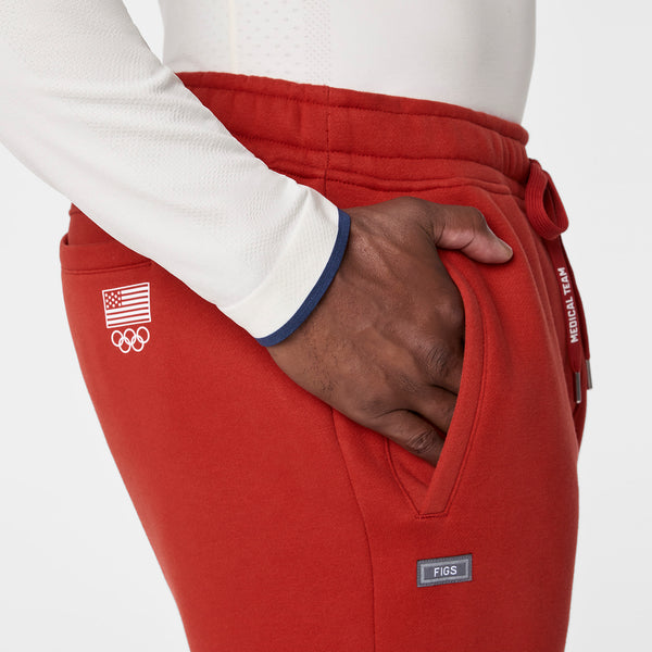 men's Team USA Red FIGS x Team USA Off-Shift - Relaxed Jogger Sweatpants™