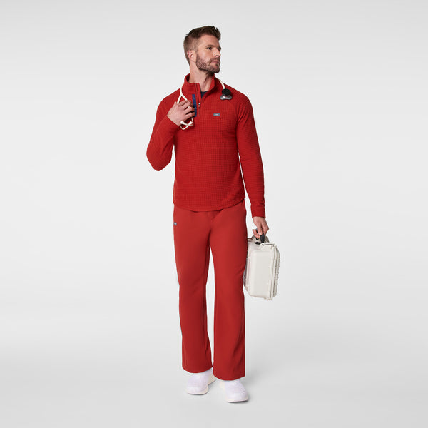 men's Team USA Red FIGS x Team USA On-Shift - Fleece ¼ Zip Top™