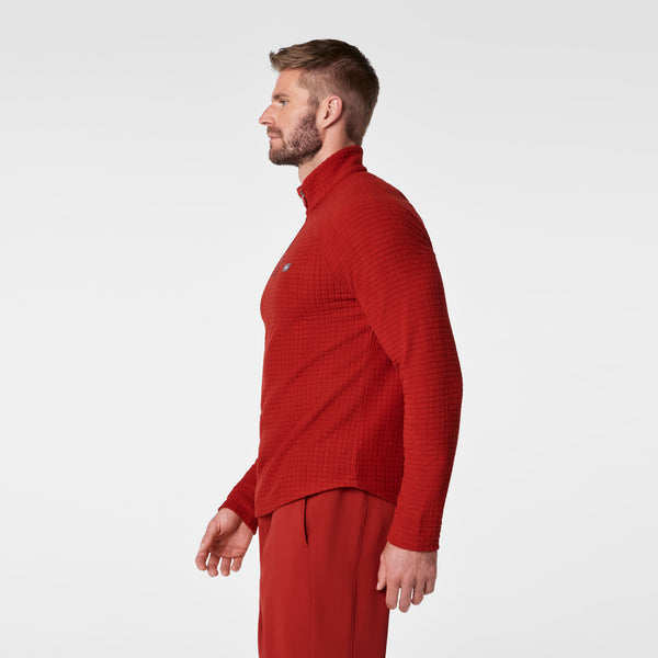 men's Team USA Red FIGS x Team USA On-Shift - Fleece ¼ Zip Top™