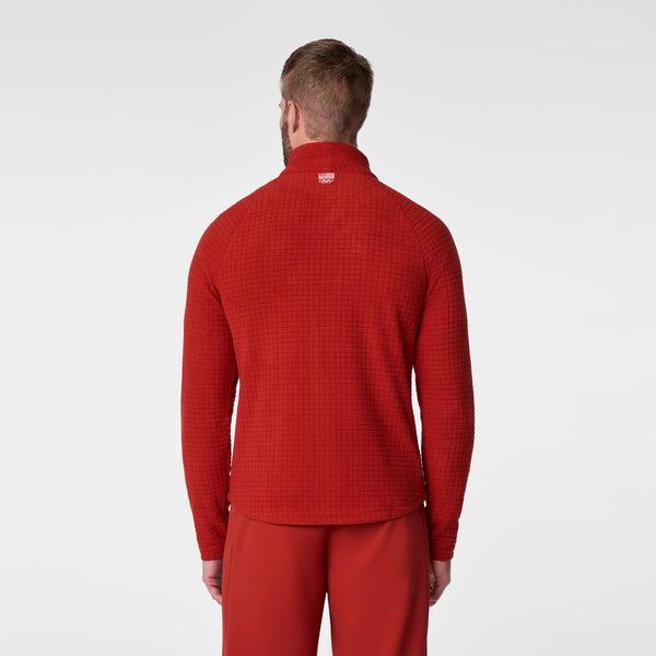 men's Team USA Red FIGS x Team USA On-Shift - Fleece ¼ Zip Top™