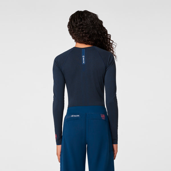 women's Team USA Blue FIGS x Team USA Salta - Long-Sleeve Underscrub