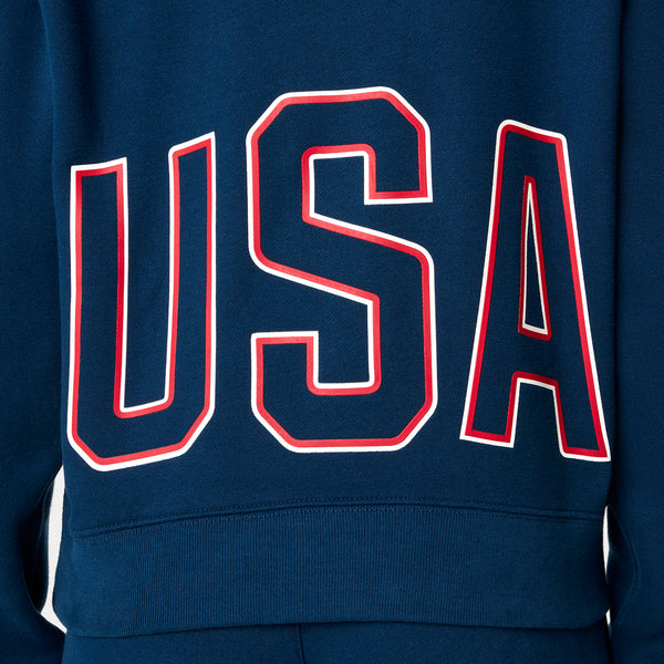 women's Team USA Blue FIGS x Team USA Off-Shift - Crewneck Sweatshirt™
