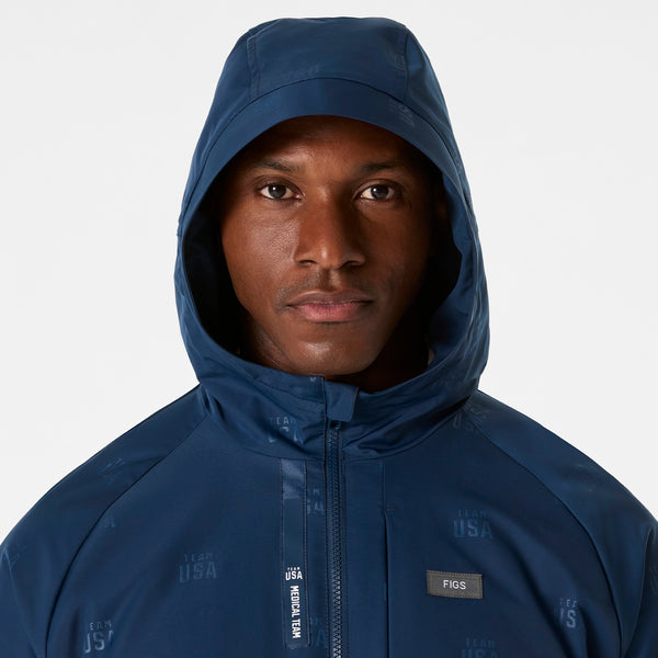 Men's Team USA Blue FIGS x Team USA On-Shift Stadium Jacket™
