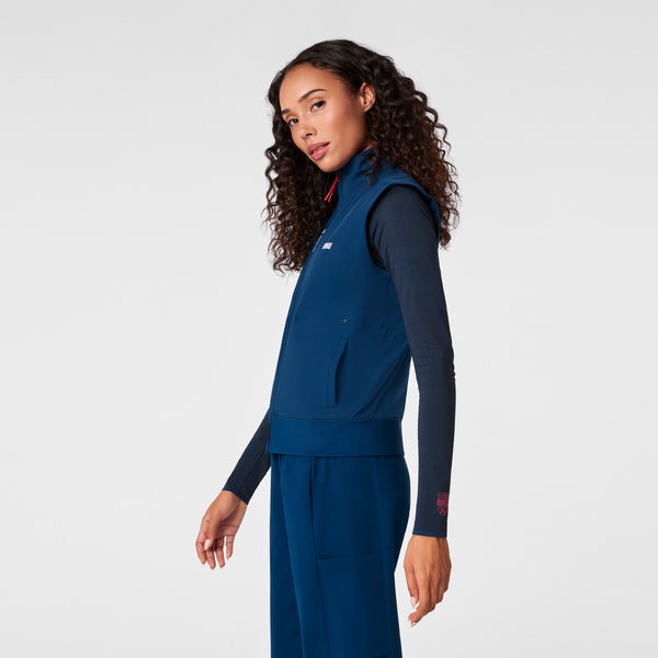 Women's Team USA Blue FIGS x Team USA Float Bomber Vest™