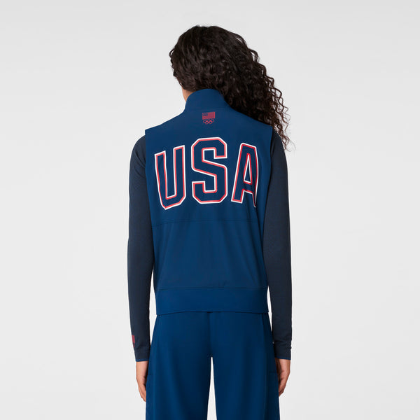 Women's Team USA Blue FIGS x Team USA Float Bomber Vest™