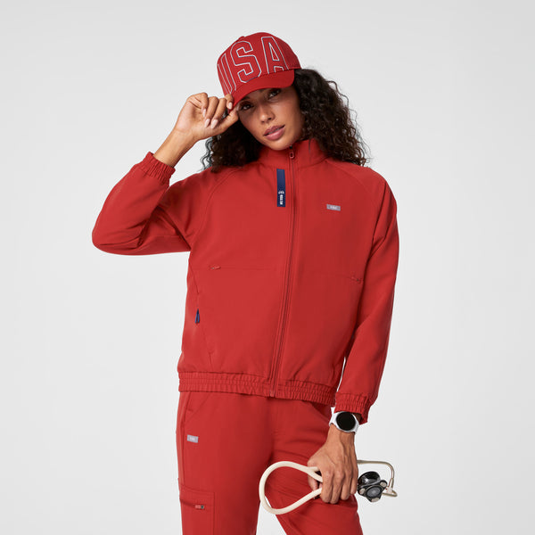 unisex Team USA Red FIGS x Team USA Baseball Cap