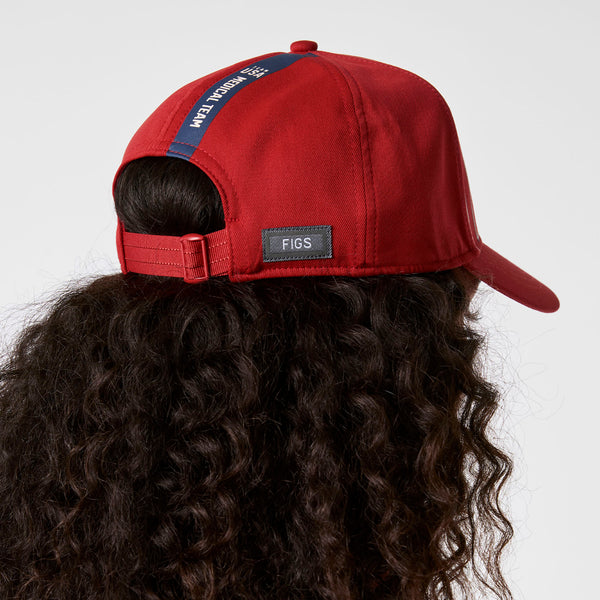 unisex Team USA Red FIGS x Team USA Baseball Cap