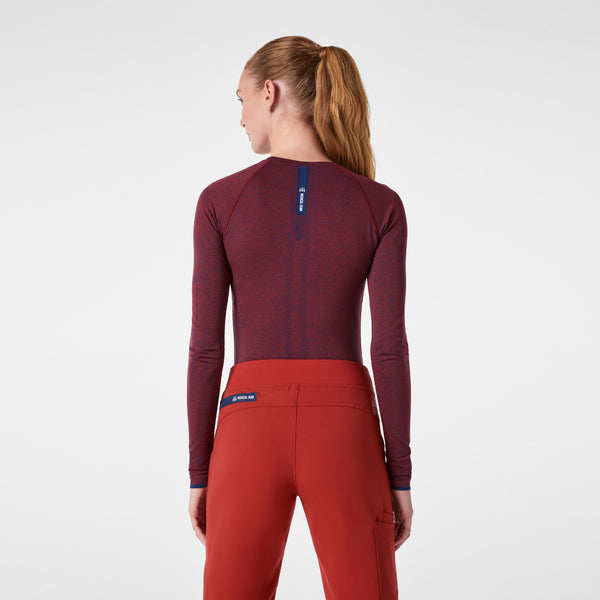 women's Team USA Red FIGS x Team USA Salta Seamless - Longsleeve Underscrub