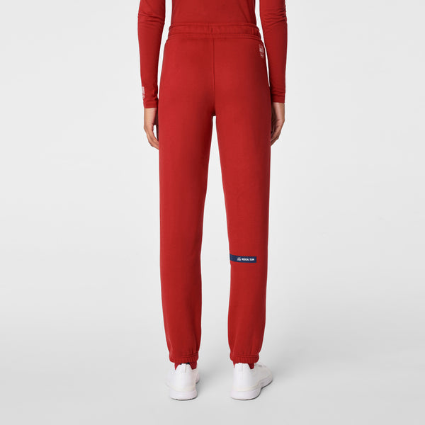 women's Team USA Red FIGS x Team USA Off-Shift - Relaxed Jogger Sweatpants™
