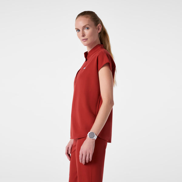 women's Team USA Red FIGS x Team USA Rafaela - Oversized Scrub Top™