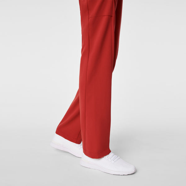 women's Team USA Red FIGS x Team USA Longsleeve Straight Leg - Petite Scrubjumpsuit™