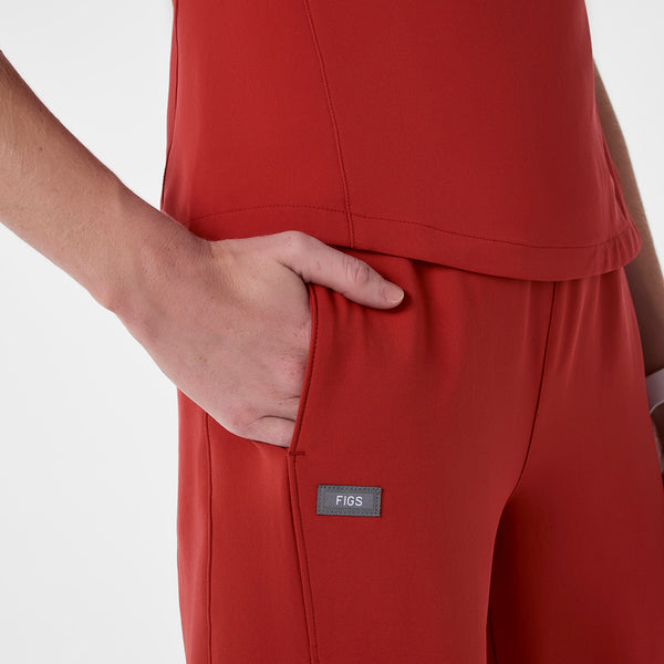 women's Team USA Red FIGS x Team USA FIBREx Polo - Scrub Top