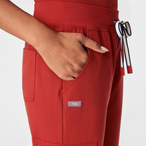 women's Team USA Red FIGS x Team USA Zamora - Petite Jogger Scrub Pant™