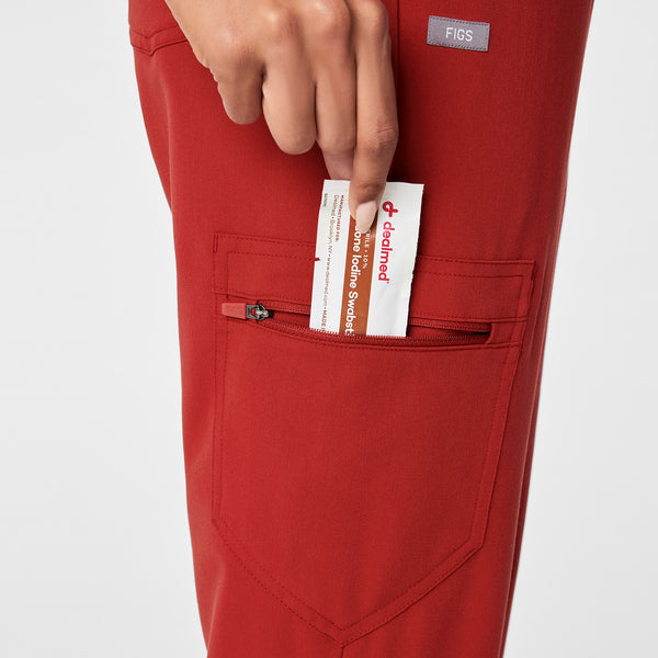 women's Team USA Red FIGS x Team USA Zamora - Petite Jogger Scrub Pant™