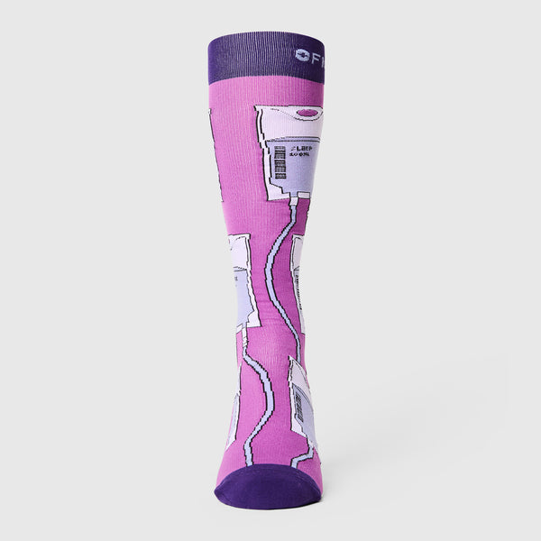 women's Ultraberry Laughter Is The Best Medicine - Compression Socks