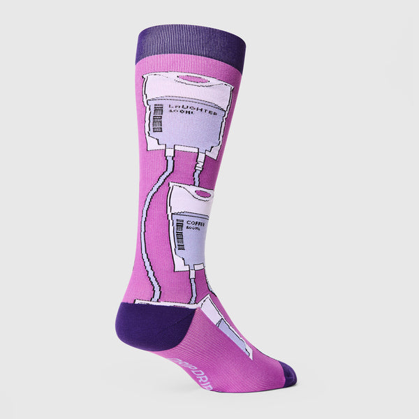 women's Ultraberry Laughter Is The Best Medicine - Compression Socks