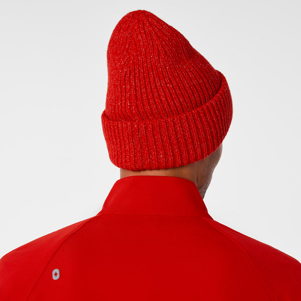 Winning Red Shimmer FIGS Logo Beanie