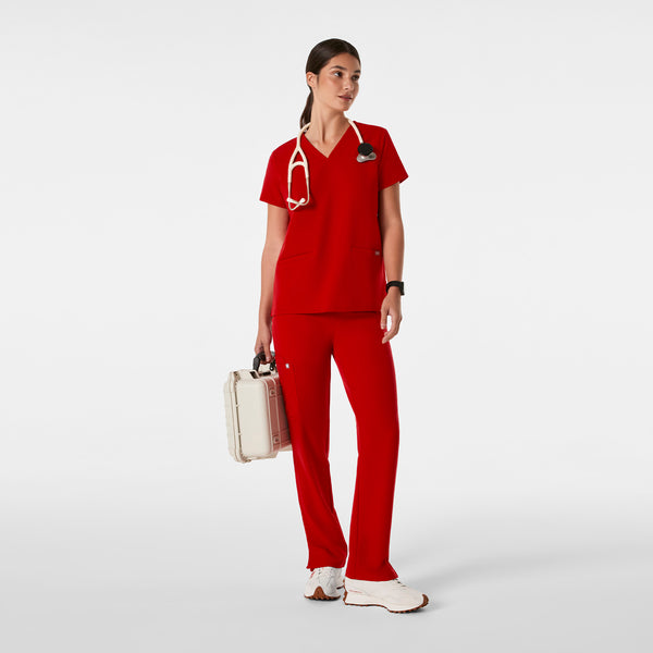 women's Winning Red Casma - Three-Pocket Scrub Top™