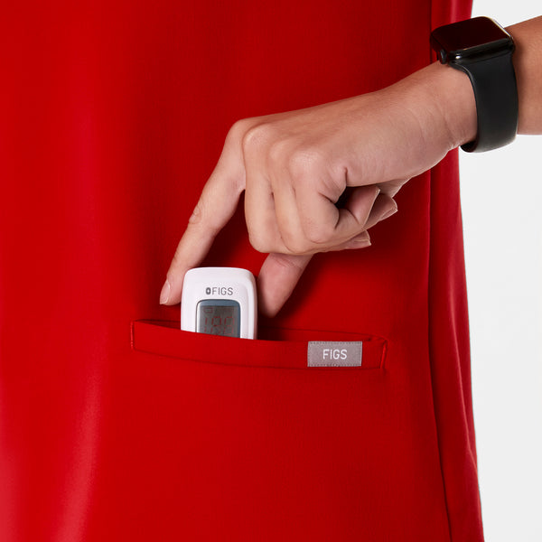 women's Winning Red Casma - Three-Pocket Scrub Top™