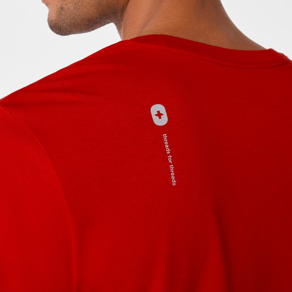 men's Winning Red All What I Wanted For Christmas Is Automated Charting Graphic Supersoft - Longsleeve Underscrub