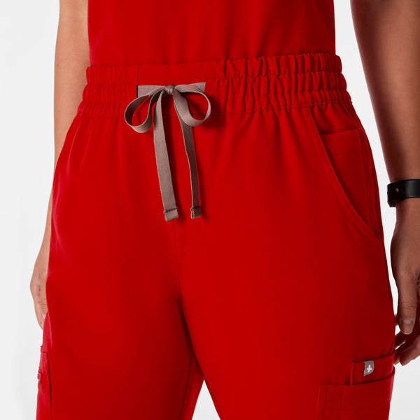 women's Winning Red High Waisted Dowa - Tall Scrub Pants