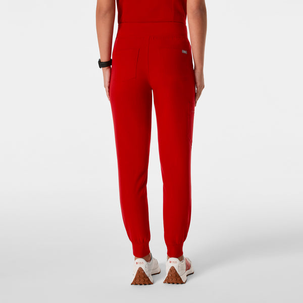 women's Winning Red High Waisted Zamora - Tall Jogger Scrub Pant™