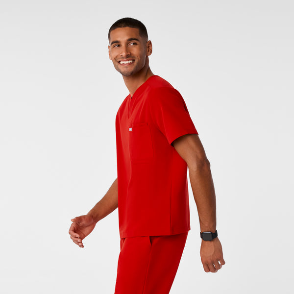 men's Winning Red Leon - Three-Pocket Scrub Top™