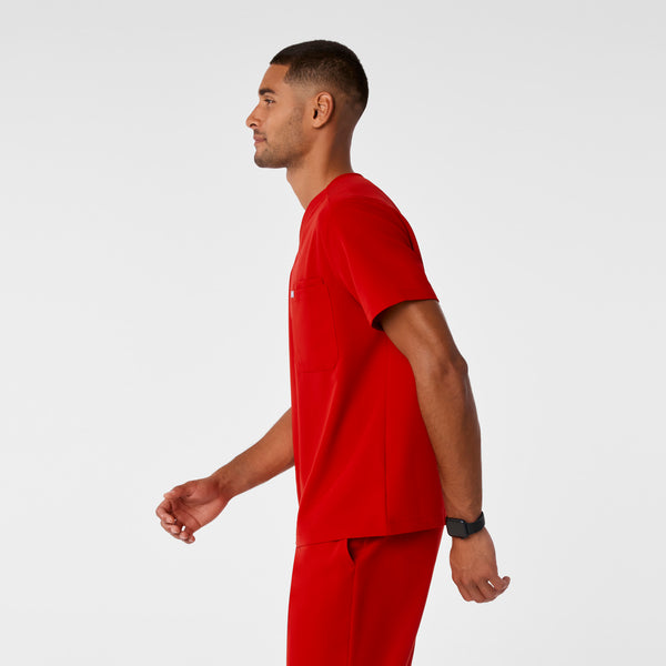 men's Winning Red Leon - Three-Pocket Scrub Top™