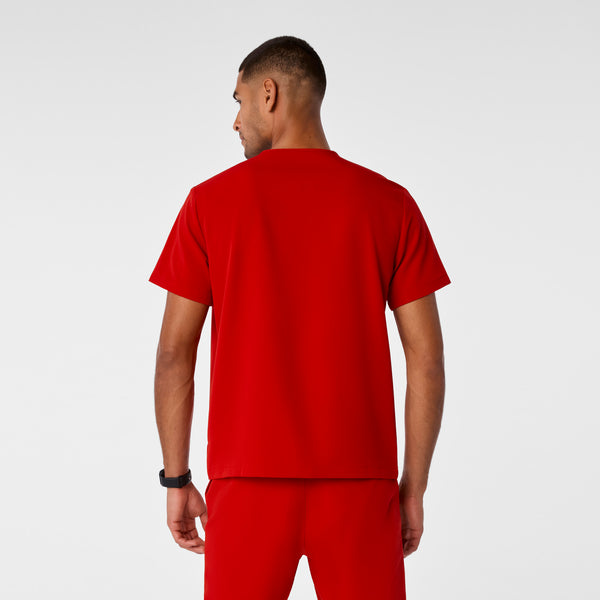 men's Winning Red Leon - Three-Pocket Scrub Top™