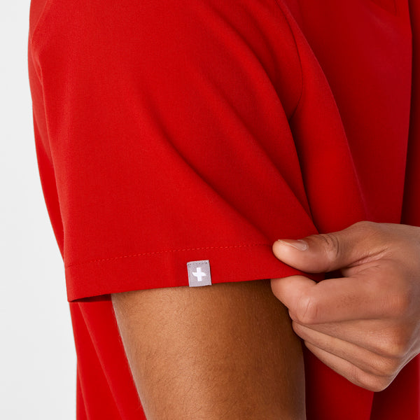 men's Winning Red Leon - Three-Pocket Scrub Top™