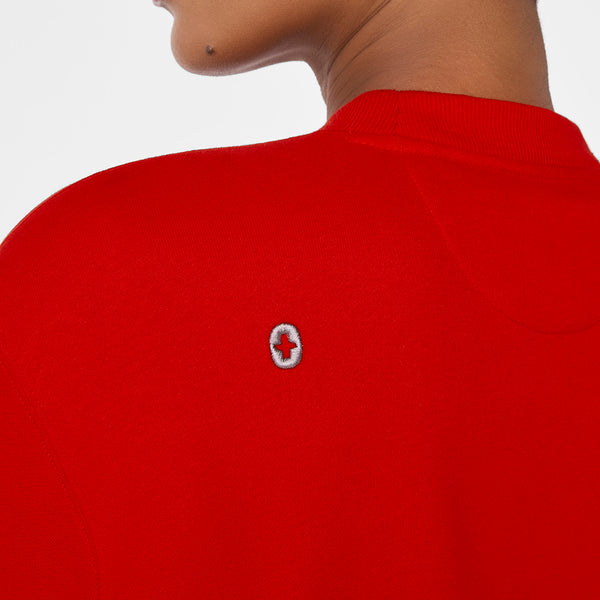 women's Winning Red Off-Shift Relaxed - Crewneck Sweatshirt™