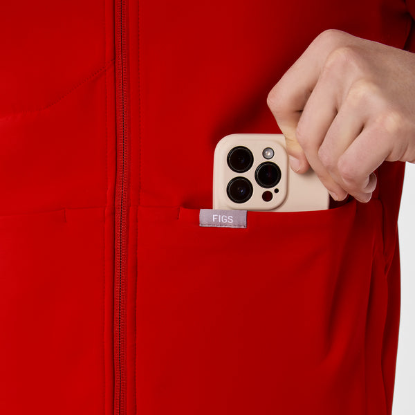 men's Winning Red On-Shift ContourKnit Jacket™