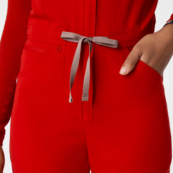 women's Winning Red Rafaela Cargo  -  Tall ScrubJumpsuit™
