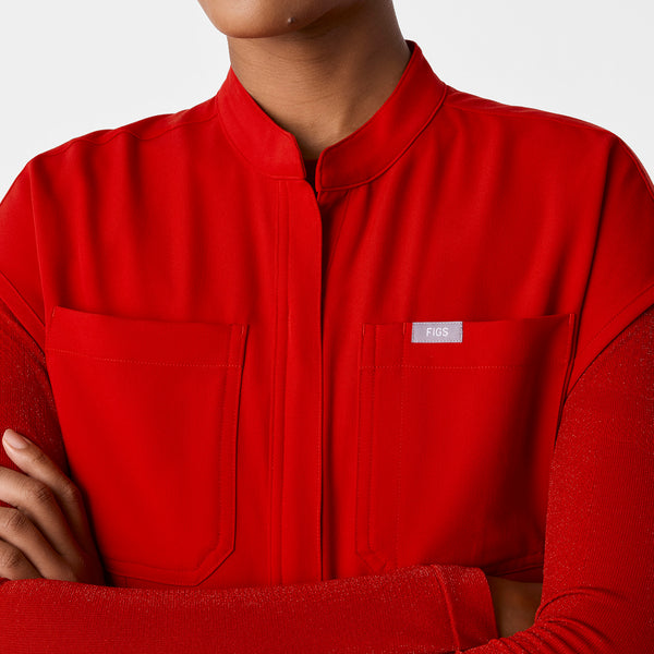 women's Winning Red Rafaela Cargo  -  Tall ScrubJumpsuit™