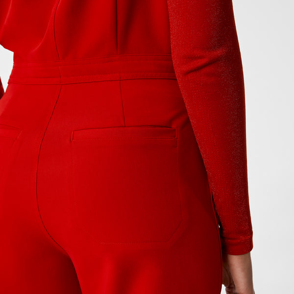 women's Winning Red Rafaela Cargo  -  Tall ScrubJumpsuit™