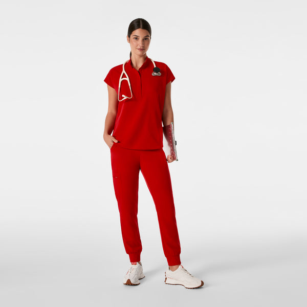 women's Winning Red Rafaela - Oversized Scrub Top™