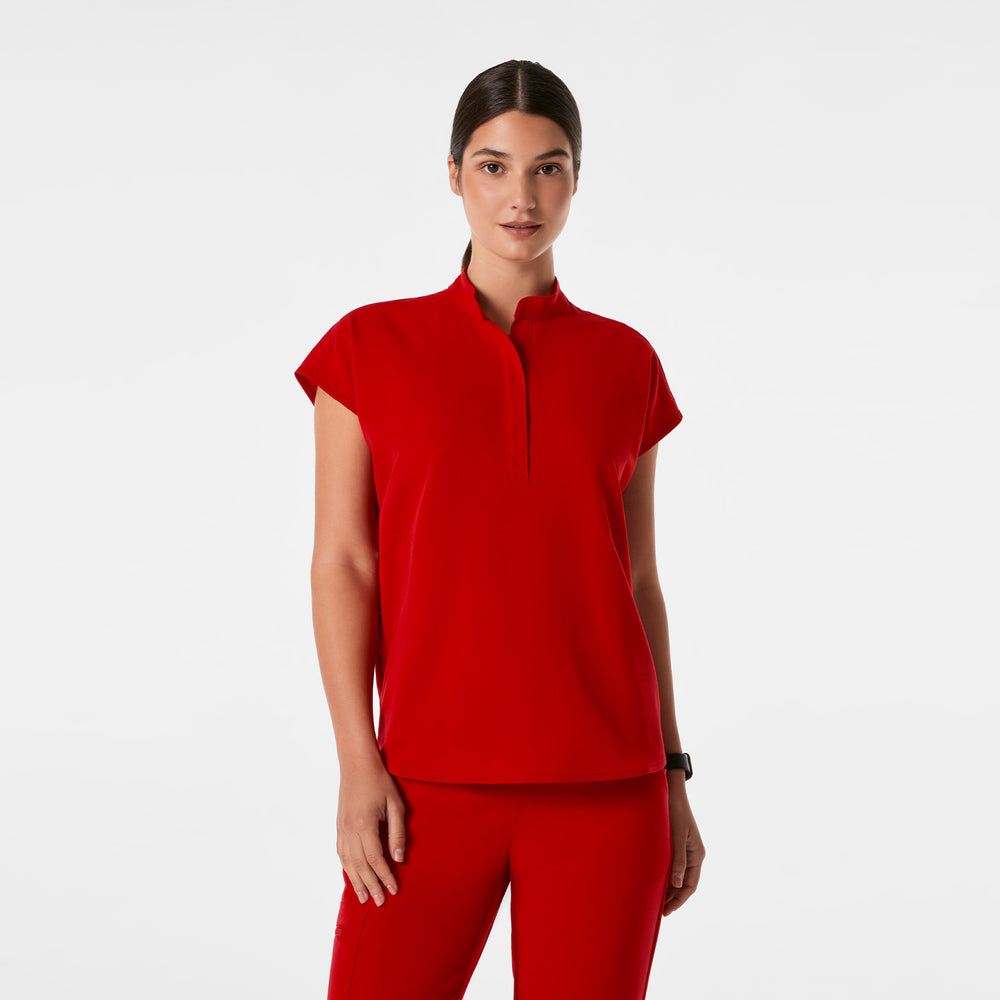 women's Winning Red Rafaela - Oversized Scrub Top™
