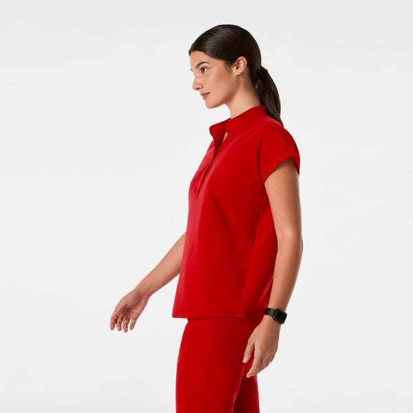 women's Winning Red Rafaela - Oversized Scrub Top™