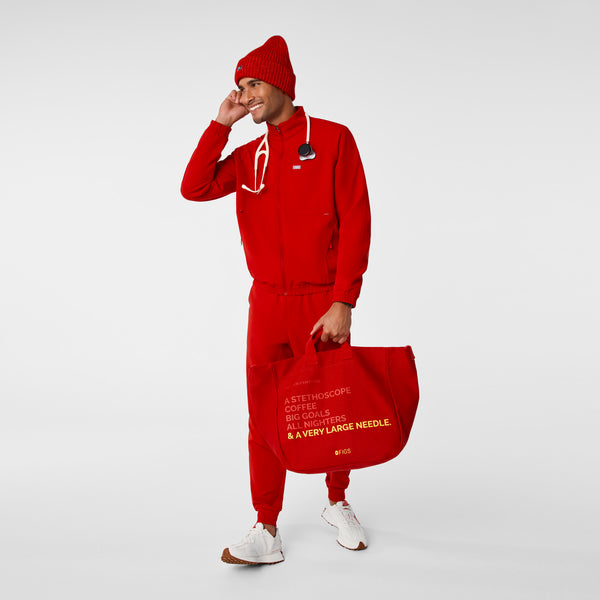 Winning Red A Very Large Needle Tote