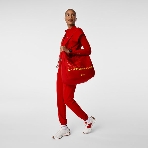 Winning Red A Very Large Needle Tote