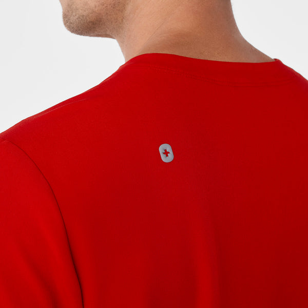 men's Winning Red Walsh V-Neck - Scrub Top